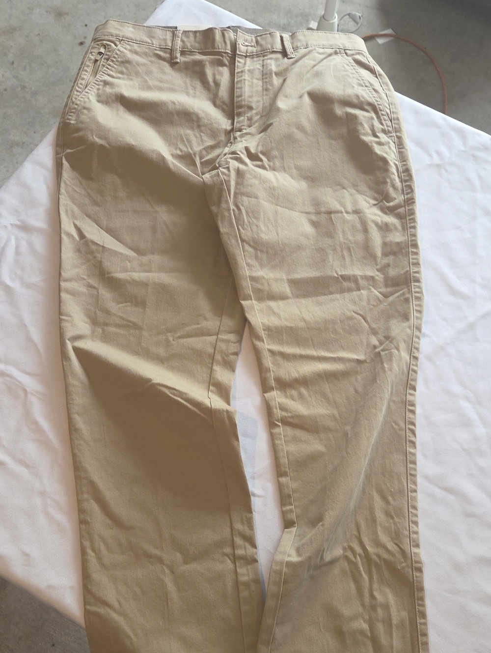English Laundry Beige/Tan Stretch Cotton Chinos